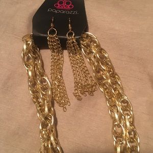 Paparazzi Gold Costume Jewelry Set